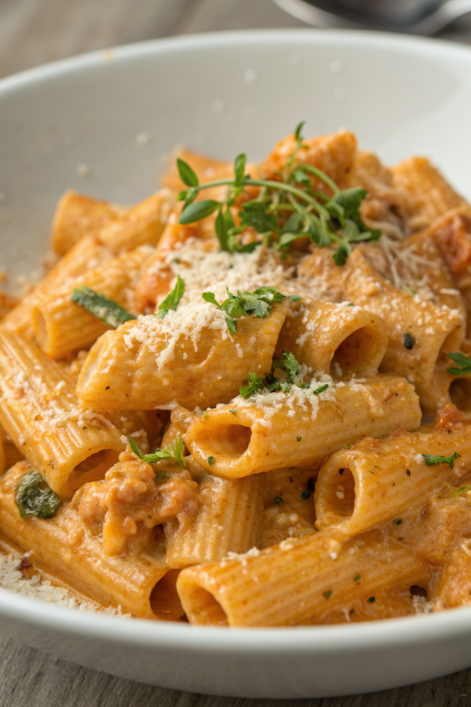 Creamy Parmesan Pumpkin Pasta Recipe