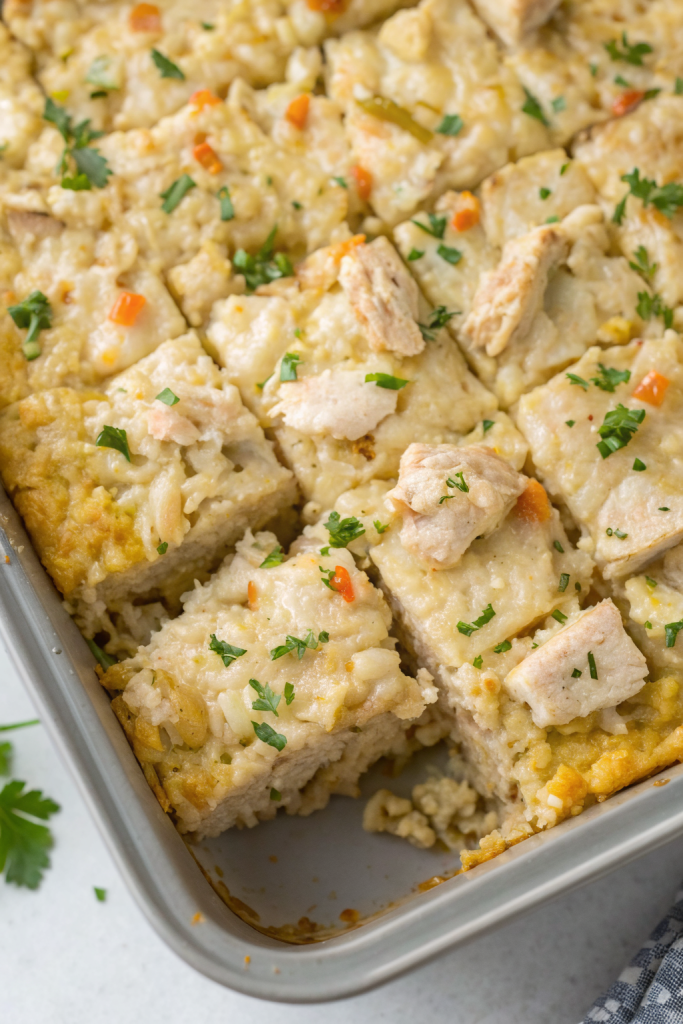 Healthy Chicken Cauliflower Rice Casserole Recipe