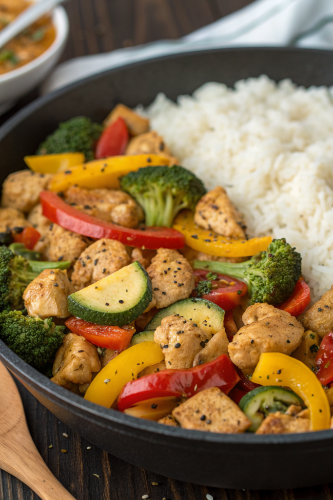 Healthy Chicken and Vegetable Skillet Recipe