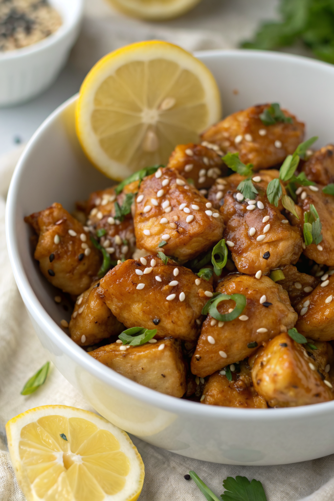 Healthy Chinese Lemon Chicken Recipe