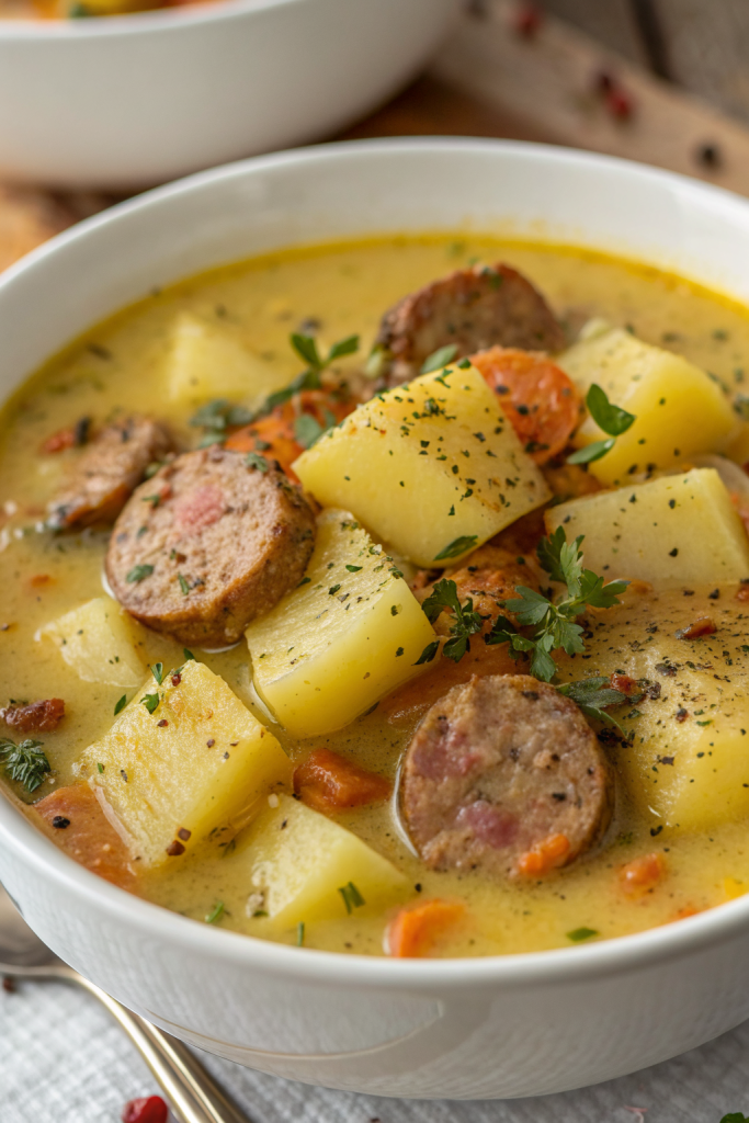 Instant Pot Cajun Potato Soup Recipe