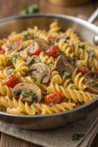 One Pot Mushroom Stroganoff Recipe