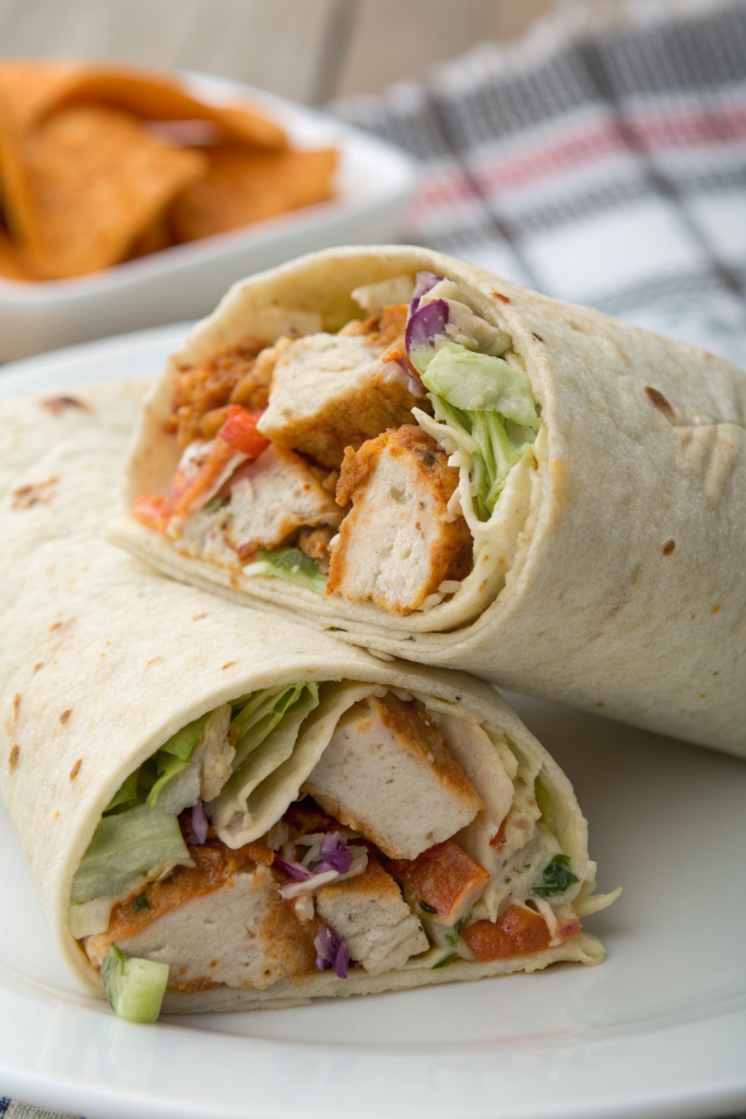 Spicy Buffalo Chicken Wraps for Two