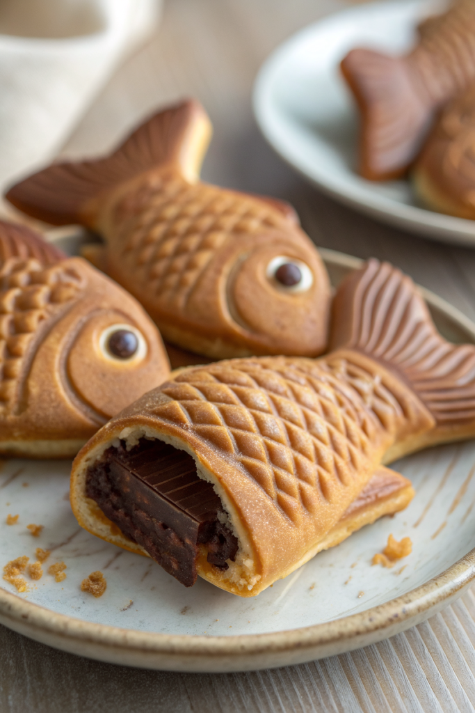 Taiyaki Japanese Fish Dessert Recipe