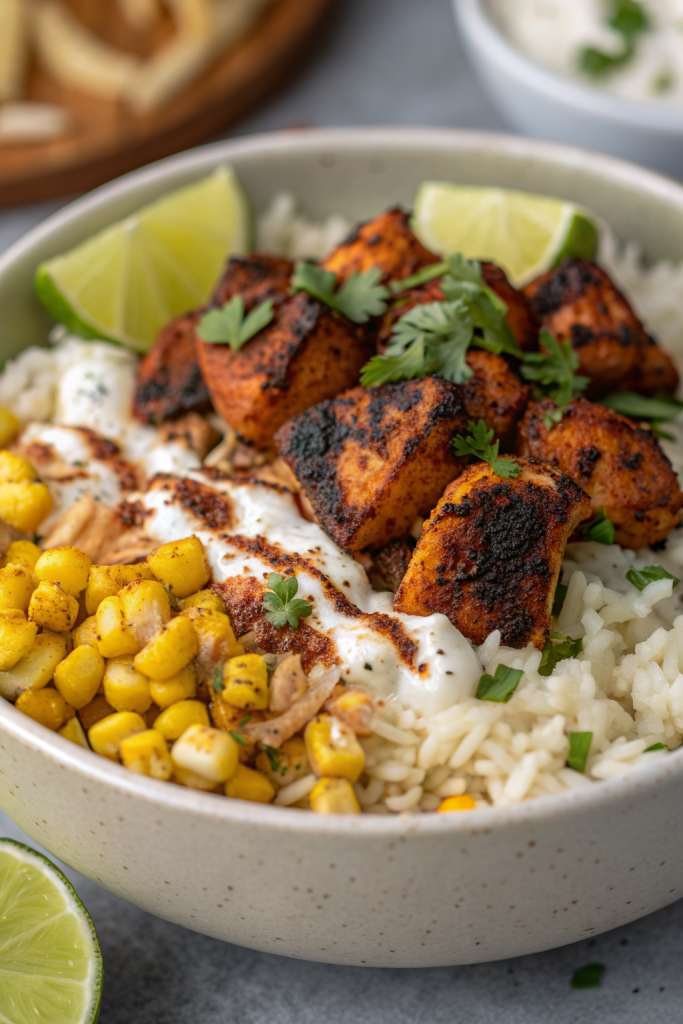 Tasty Street Corn Chicken Bowl Recipe