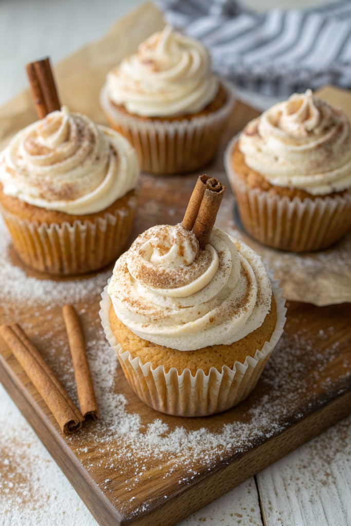 Vanilla Chai Pumpkin Latte Cupcakes Cinnamon Recipe