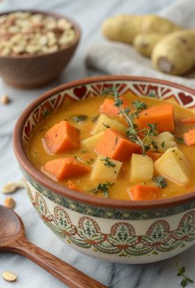 Vegan Carrot Potato Soup Recipe