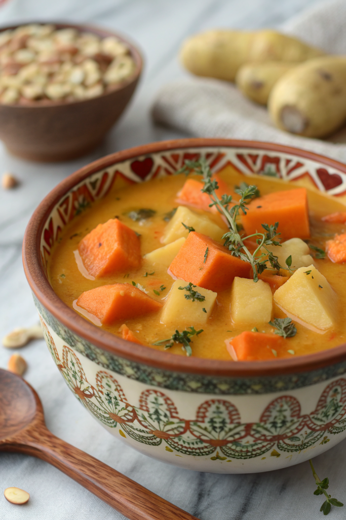 Vegan Carrot Potato Soup Recipe